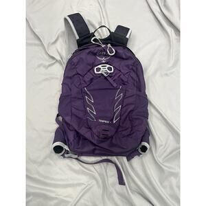 Osprey Tempest Jr Girls Youth Backpack AirScape Purple Hiking Camping School EUC
